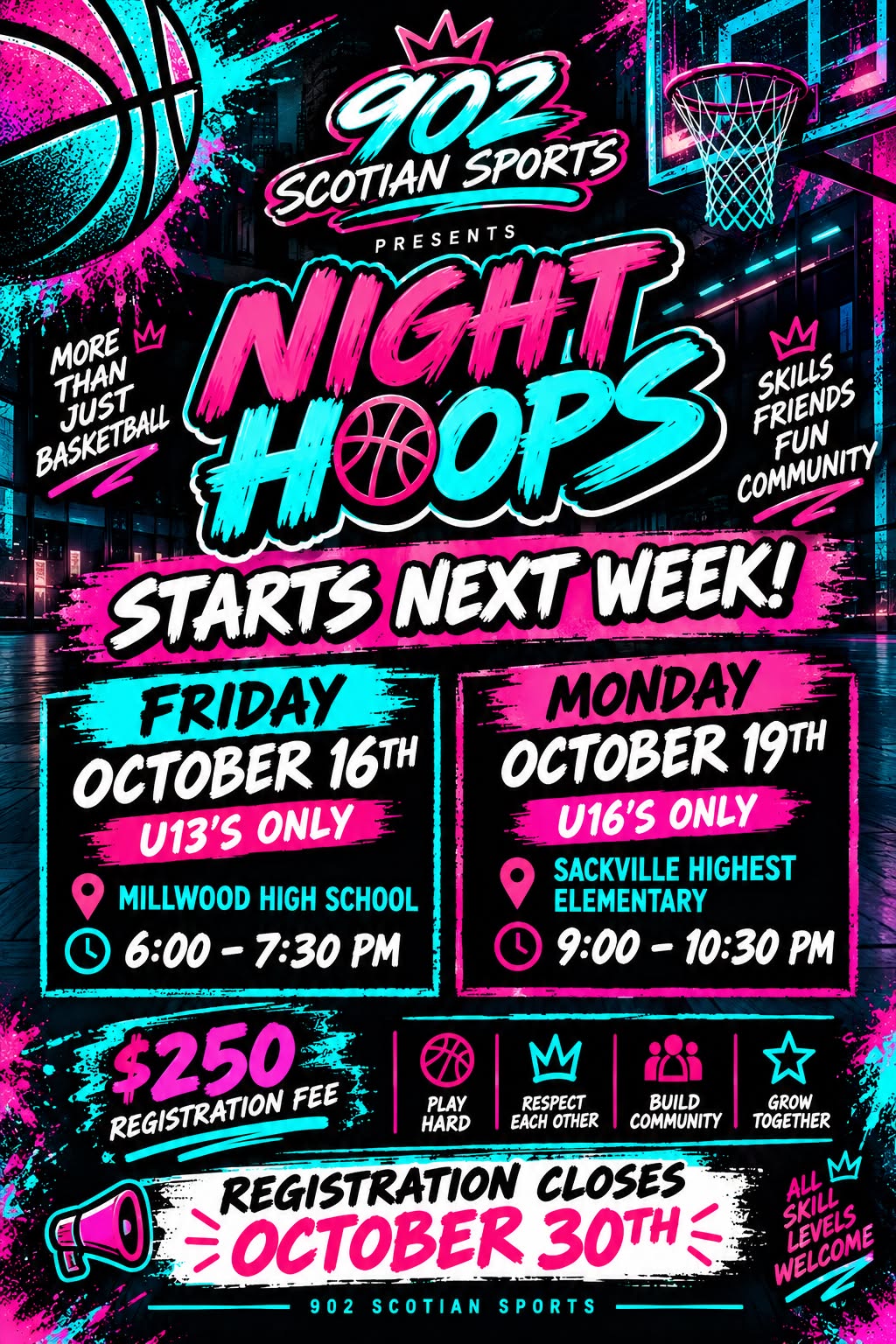 Night Hoops Starts Next Week!